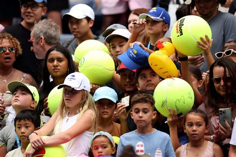 How the U.S. Open’s jumbo tennis ball became a cute and fuzzy yellow .